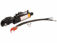 Barre de Poussée Hydraulique (Cat.-/3 (Ø-/32mm)) et CBM Q.R Crochet, Diamètre du cylindre: 80mm, Min. Longueur : 635mm.