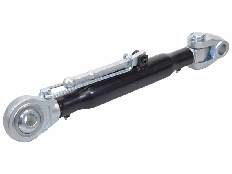 Barre de poussée renforcée (Cat.28mm/2 (Ø28/25mm)) Noix et Rotule, M36 x 3, Min. Longueur: 565mm. - adaptable sur tracteurs New Holland, Ford