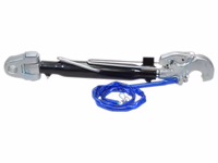 Barre de poussée renforcée (Cat.30mm/3 (Ø30/32mm)) Noix et Crochet, M36 x 3, Min. Longueur: 720mm.