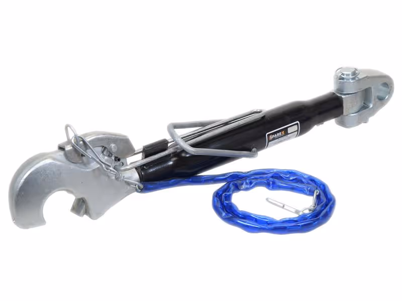 Barre de poussée renforcée (Cat.3/3 (Ø32/32mm)) Noix et Crochet, M36 x 3, Min. Longueur: 620mm. - adaptable sur tracteurs Massey Ferguson, Fendt, Case IH - ref 3791535M93