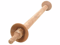 Barre d'attelage ronde 50 mm L935 mm CAT.2 avec coupelle non soudées