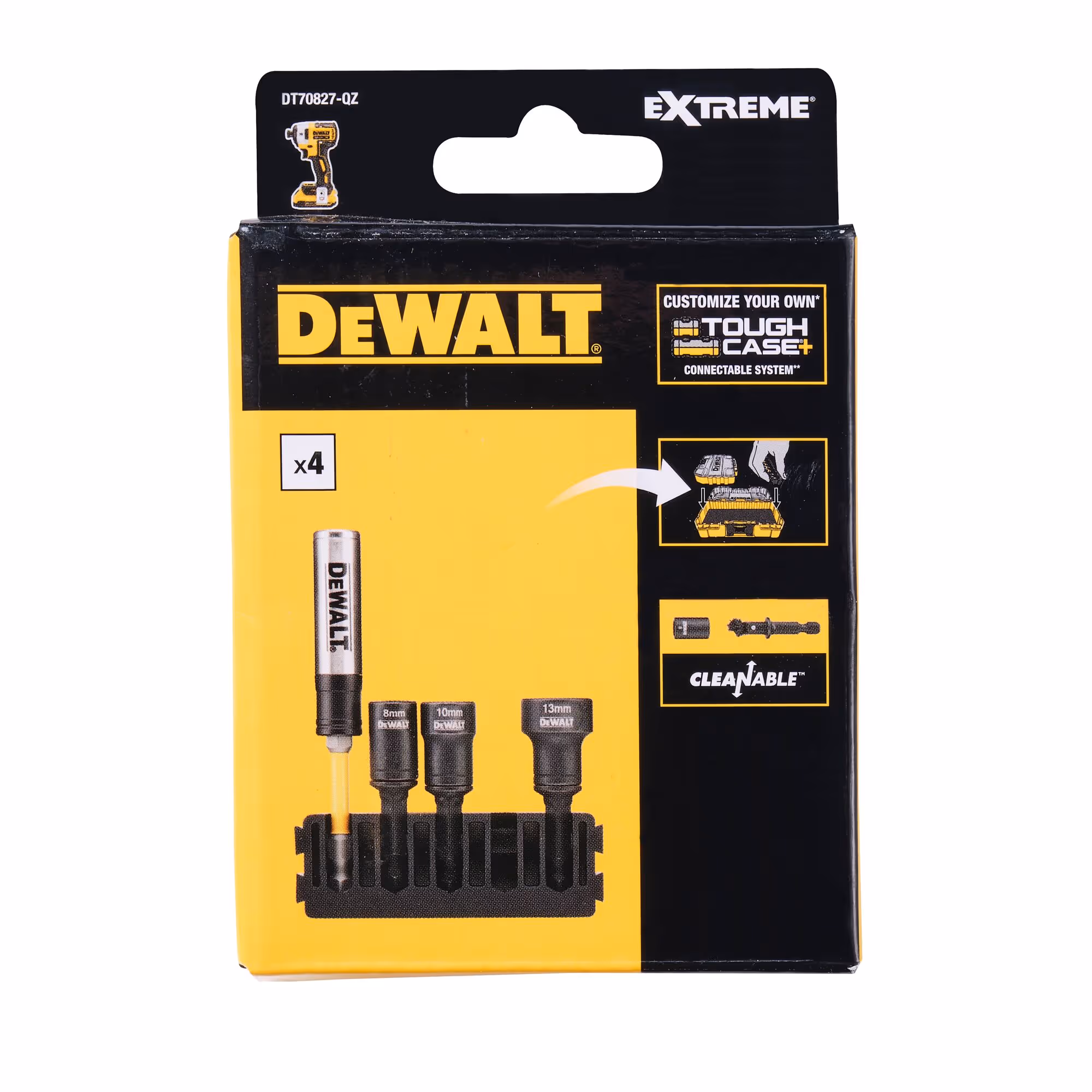 Barrette porte-embouts torsion + douilles interchangeables Ø 8/10/13 mm