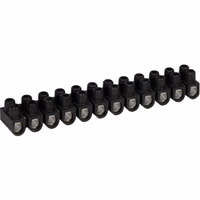 BARRETTES DE 12 DOMINOS NOIR ASSO (BOX DE 3)