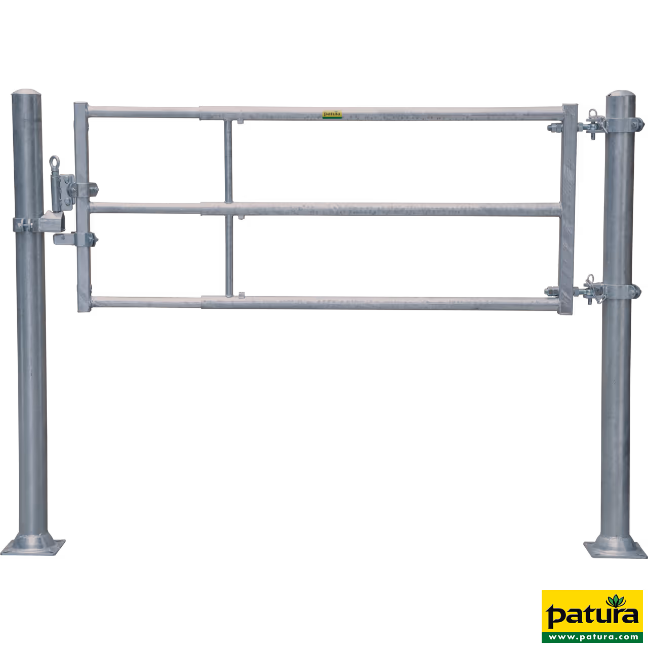 Barrière TS3 (170/270)avec verrou autom. longueur de montage 1,50 - 2,50 m sans pattes de fixation soudées, sans poteaux ni brides