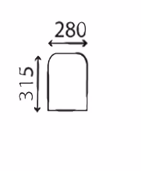 Bas de hayon adaptable réf 3226697R1 pour Case