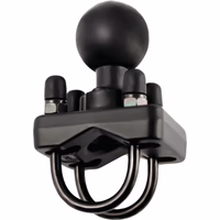 BASE RAM TUBE DOUBLE U 2.54-3,18 CM BOULE C