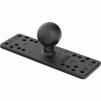 BASE RECTANGULAIRE PLATE PREPERCE 15,87X5,08CM AVEC BOULE C