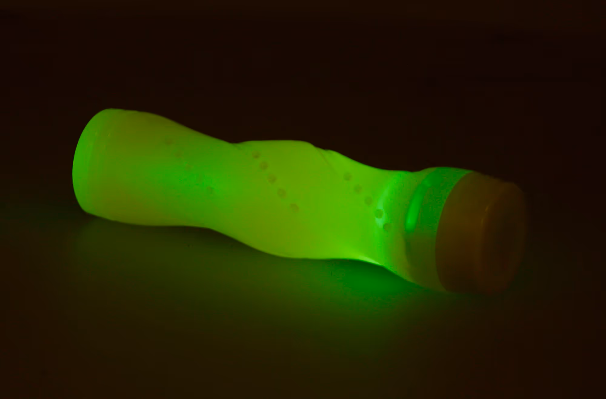 Bâton de jeu lumineux à LED jaune, 17cm, Ø4cm