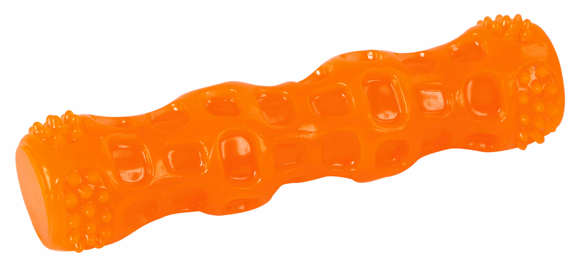 Bâton de jeu ToyFastic Squeaky orange, 18cm, Ø4cm