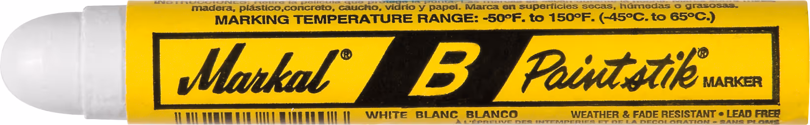 Baton peinture toutes surface d.17mm blanc markal
