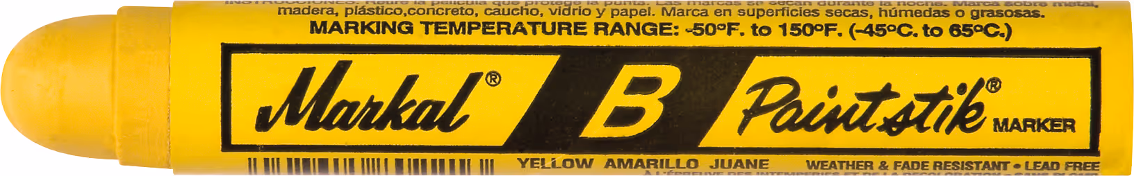 Baton peinture toutes surface d.17mm jaune markal