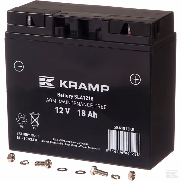 Batterie 12V 18Ah 140A - Universel