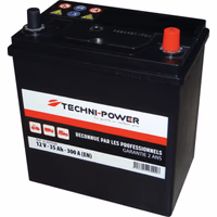 Batterie 12v-35ah/300a ns40 + a droite techni-power