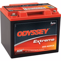 Batterie 12v 42ah 540a + a droite m6 odyssey ods-agm42l
