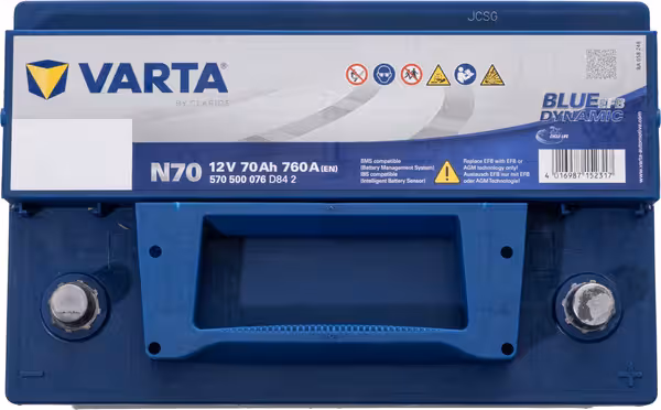Batterie 12V 70ah 760A Varta Blue Dynamic