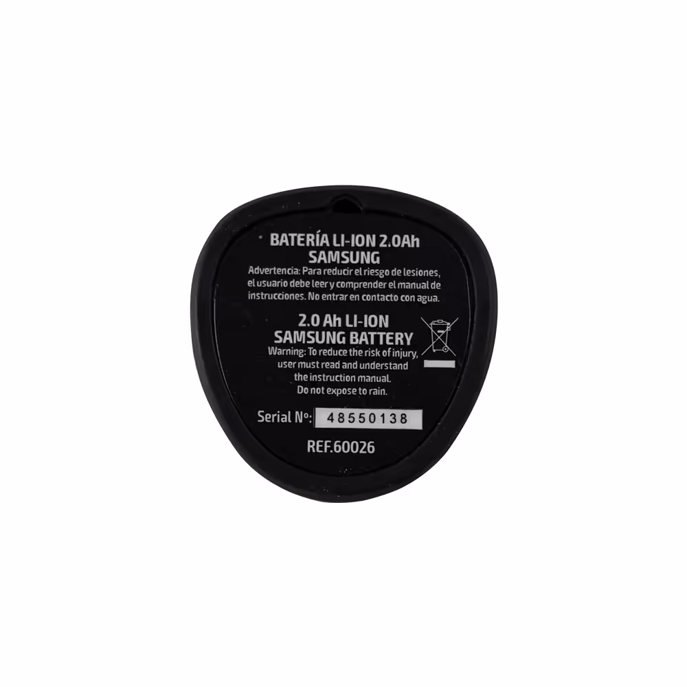 Batterie au lithium-ion 2.0 a*h samsung - pour réf. 60024