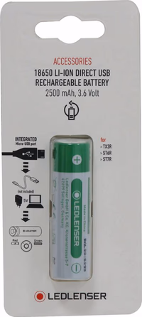 BATTERIE RECHARGEABLE POUR LAMPE TORCHE LED LENSER 2500mAh