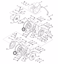 Batteur à Oton renforcé côté droit NEW HOLLAND 84607289