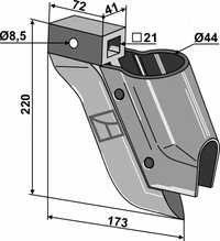 Becker | Soc de semoir à engrais