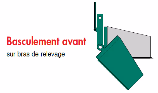 Benne 3 points Desvoys avec rehausse 1,80m 0017+0309+0059 Origine