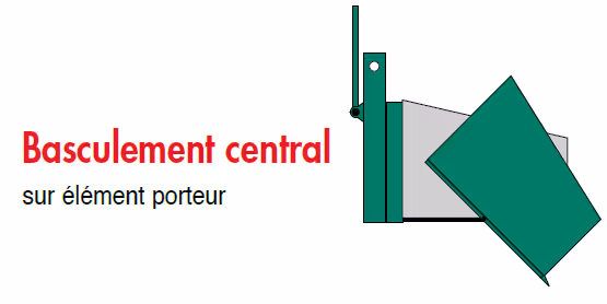 Benne 3 points Desvoys avec basculement central 2m 0040+0310 Origine