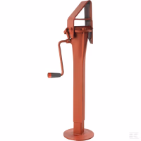 Béquille remorque agricole 4000 Kg avec manivelle latérale et fixation basculante oblique 850 mm