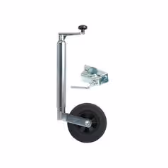 Béquille à roue, Ø Tube mm 48mm - avec fixation 100kg