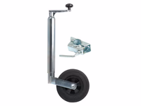 Béquille à roue, Ø Tube mm 48mm - avec fixation 100kg