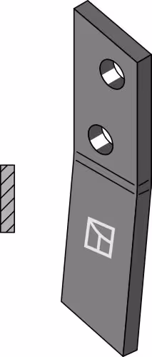 Bergmann | Couteau pour épandeur à fumier - droit