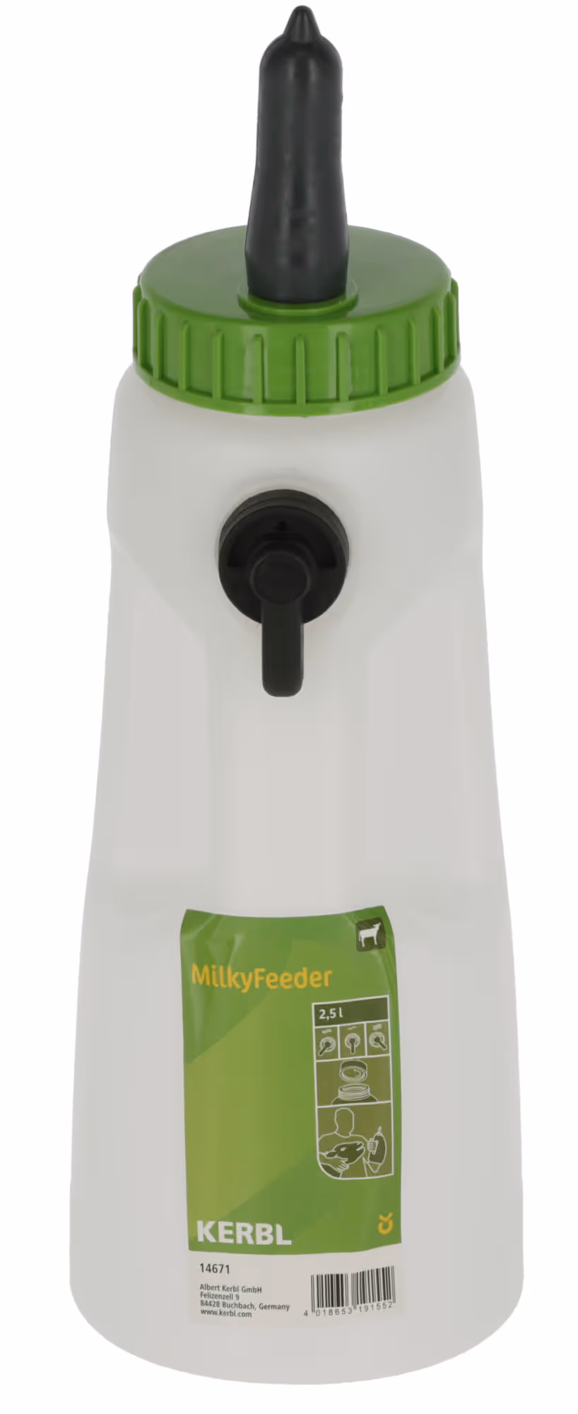 Biberon à veau MilkyFeeder 2,5l avec tétine, clapet 3 niv