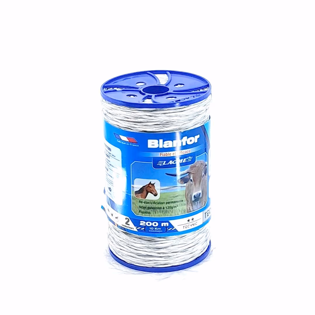 BLANFOR 200M Bobine Blanc Lacmé