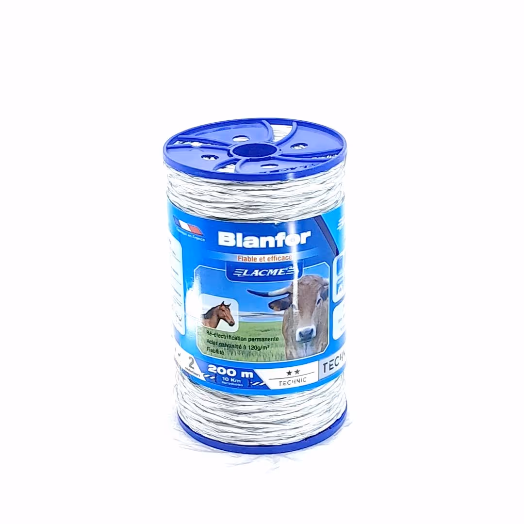 BLANFOR 200M Bobine Blanc Lacmé