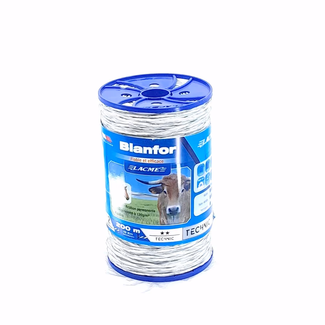 BLANFOR 200M Bobine Blanc Lacmé
