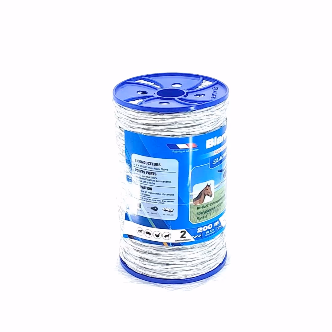 BLANFOR 200M Bobine Blanc Lacmé
