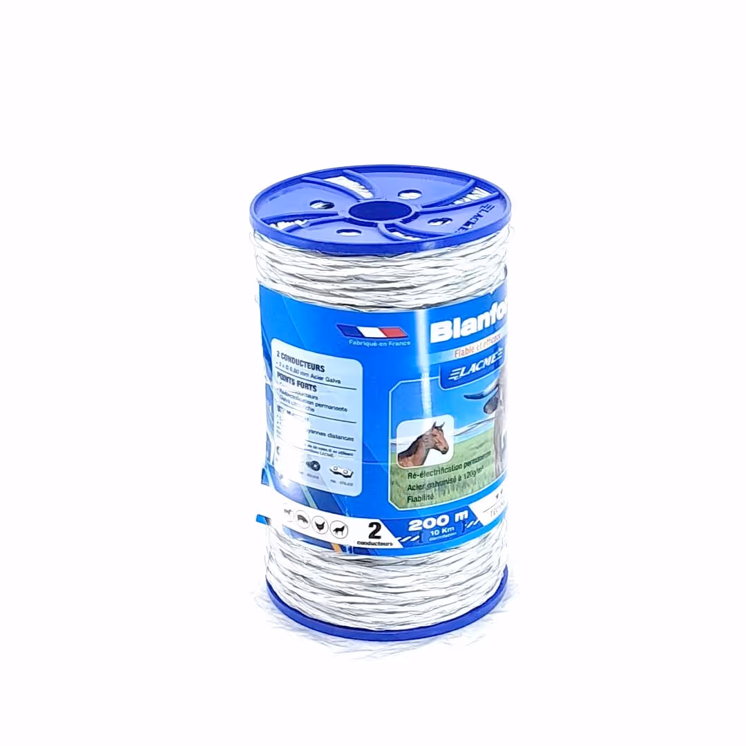 BLANFOR 200M Bobine Blanc Lacmé