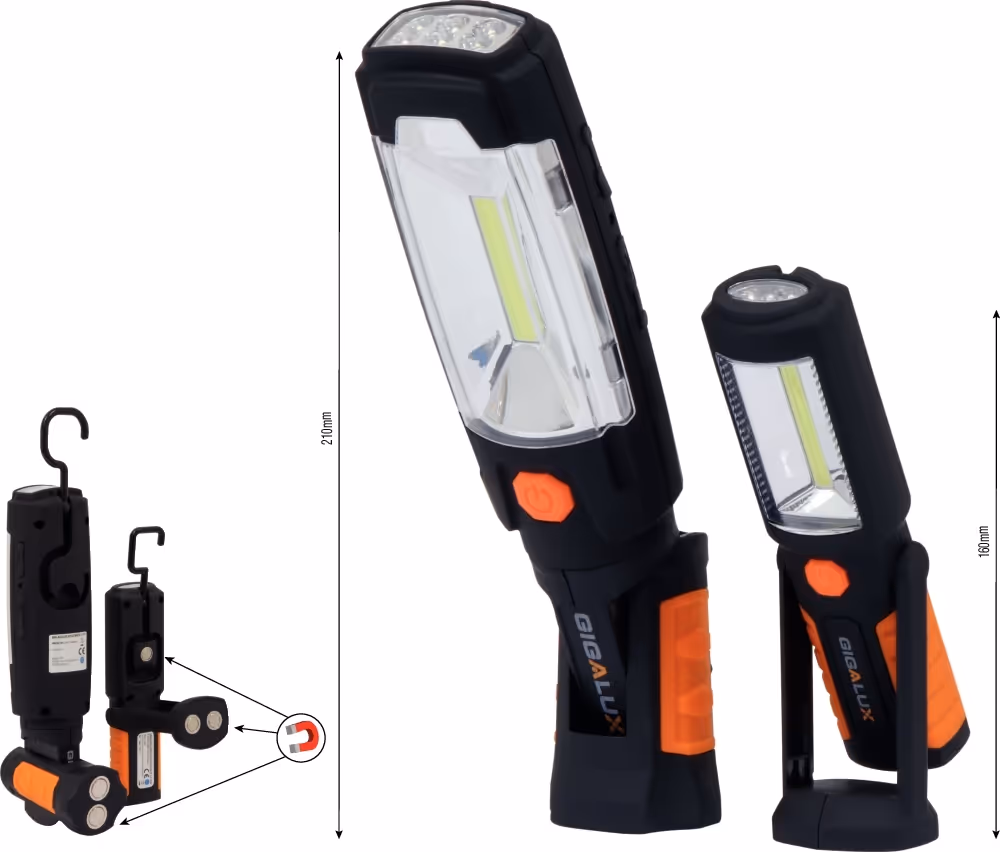 Blister 2 baladeuses pivotantes li-ion