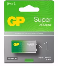 Blister de 1 pile "Super" 6LF22 6LR61 C Alcaline