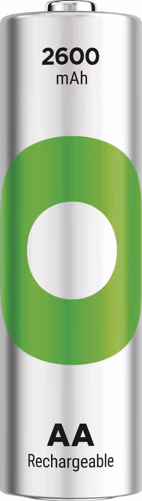 BLISTER DE 4 PILES RECHARGEABLES AA 2600mAh