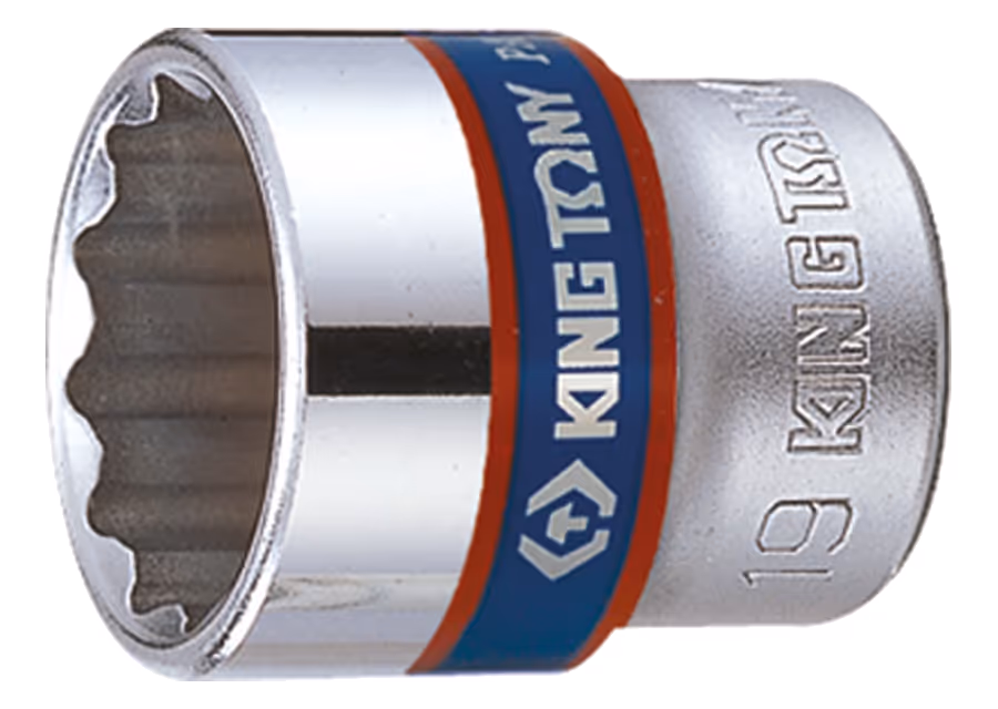 Blister de douille 3/8" 18mm 12 pans