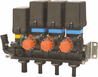 Bloc 7 vannes electriques pour pulverisateur Arag 3 voies avec vanne de régulation 863117S Origine
