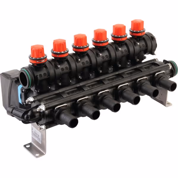 Bloc 6 vannes pulverisateur Arag 3 voies 87301651 Origine