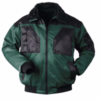 Blouson aviateur vert et noir taille L