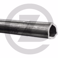 BLUELINE Tube profilé - Système italien, 3 m