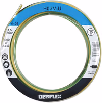 BOBINE 10M HO7-U 1.5 JAUNE/VERT
