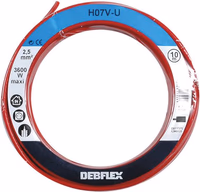 BOBINE 10M HO7-U 2.5 ROUGE