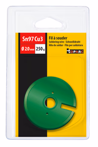 Bobine étain 97 % Sn97Cu3 Ø 2,0 mm - 250 g