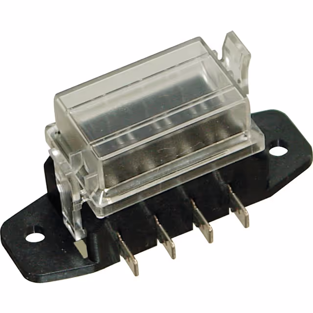 Boite 4 fusibles enfichables standard cosses laterales blister