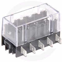 Boite a fusibles a fiches - 5x std fiches pl.