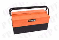 Boîte à outils en porte-à-faux avec plateau pour trousse à outils