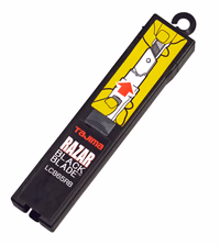 Boite de 10 lames 25mm noire razar black tajima